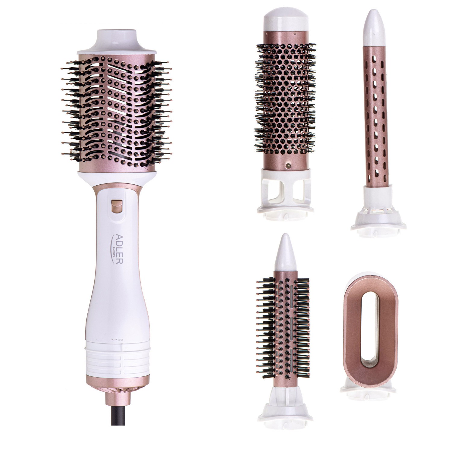 Sèche-cheveux 5-en-1 Adler AD 2027 brosse soufflante pour un brushing parfait