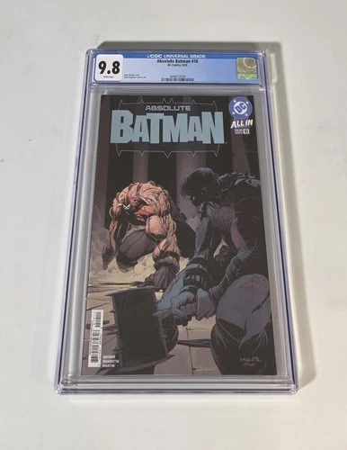 Absolute Batman #10 CGC 9.8 Graded Cover A 1st Print Nick Dragotta Bane Origin