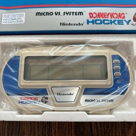 Donkey Kong Hockey Game Watch Nintendo Unused Rare Vintage 1980s Japan
