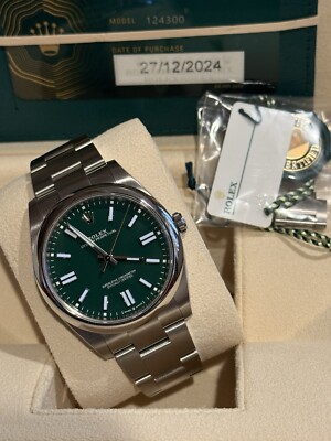 Rolex Oyster Perpetual 124300 Silver Oyster Bracelet with Silver Bezel
