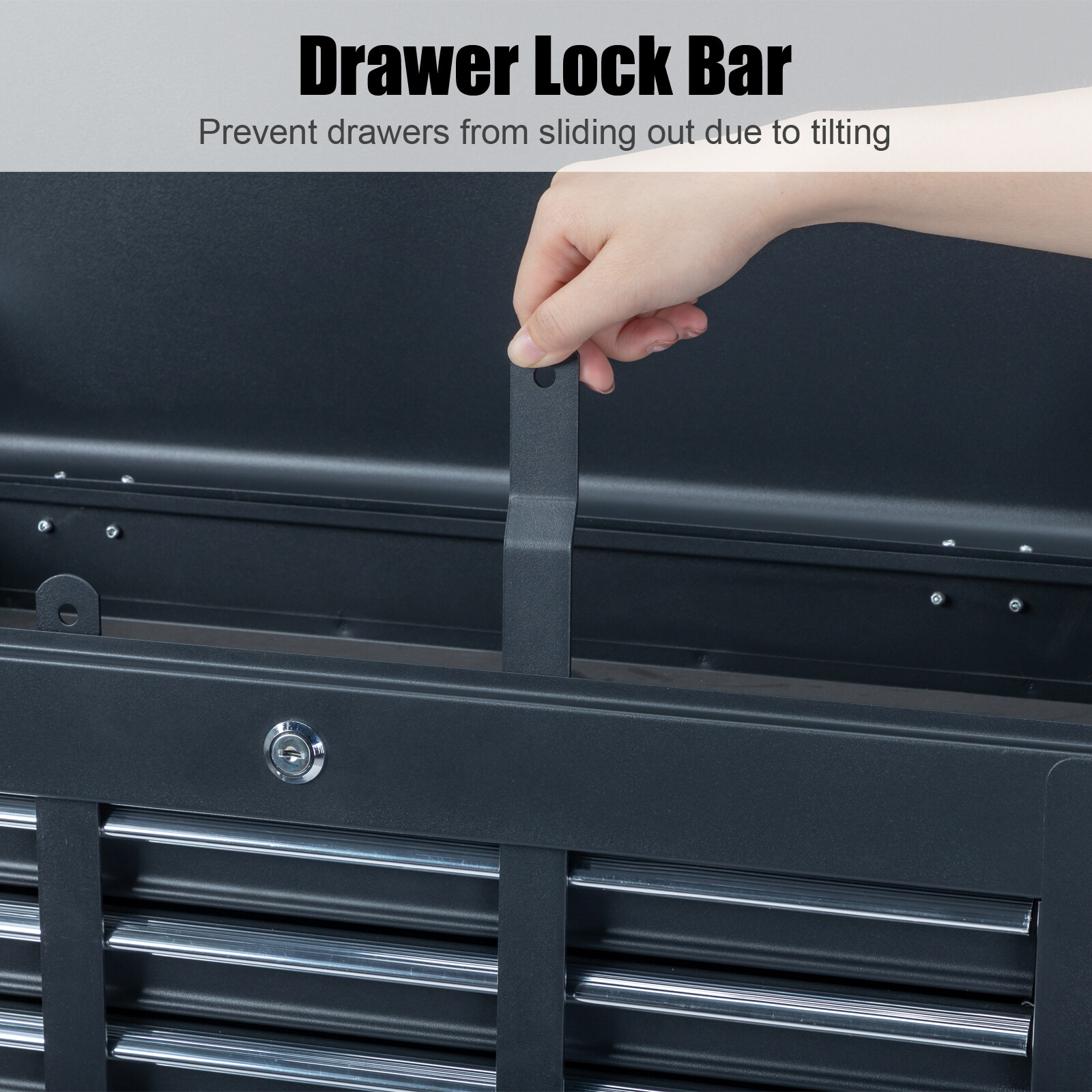 5-Drawer Tool Chest Metal Tool Storage Cabinet Tools Storage Cabinet Organizer