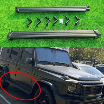 Passt für Mercedes Benz W463 G-Klasse 2001-2018 All Black Seitentritt Trittbrett