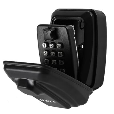 Portable Combination Lock keybox 9-Digit KeyboardFor House Keys Key Hiders to...