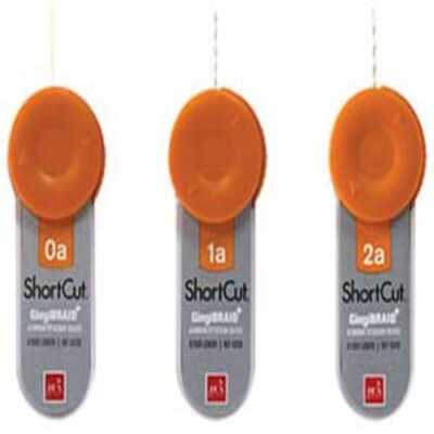 GingiBraid ShortCut 0A #0 Fine Braided Yarn Retraction Cord with Aluminum