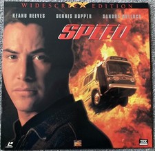 Speed Widescreen THX Laserdisc 1994 Keanu Reeves, Dennis Hopper  Sandra Bullock