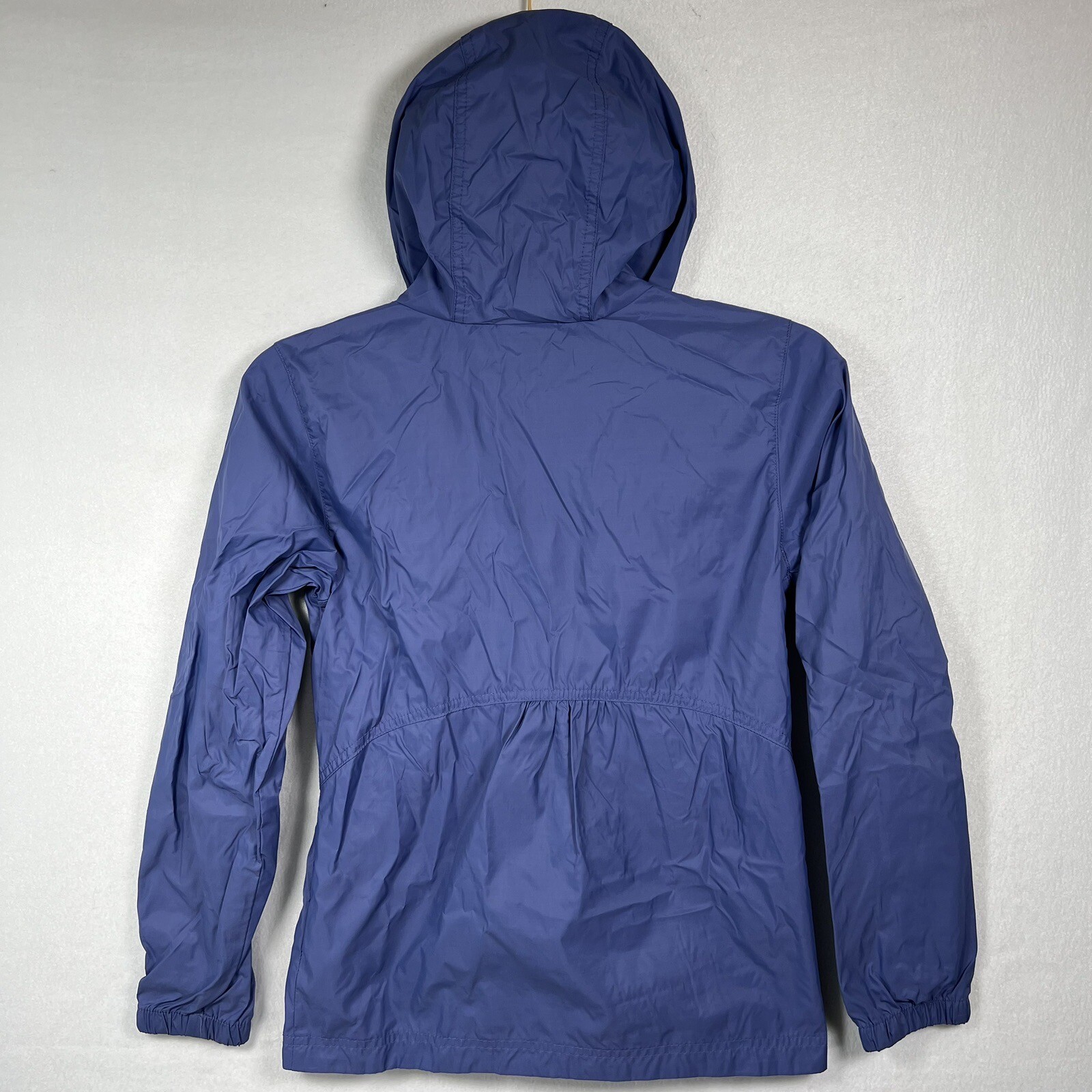Columbia Girls Windbreaker Jacket Size Medium Purple Hooded Water Repellent B. thumbnail 3