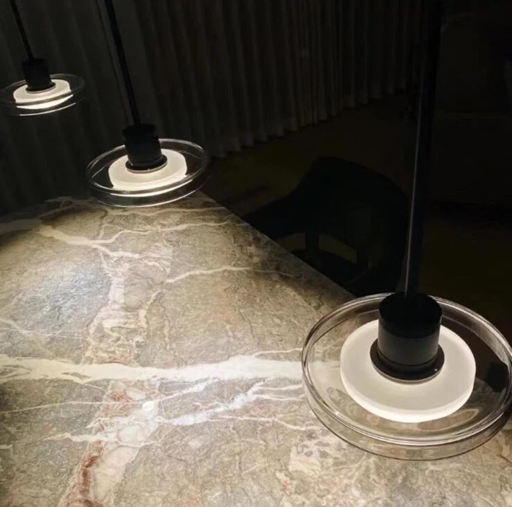 Black Pendant Lights Kitchen Island Modern Pendant Light Fixture for Bedroom - Image 3 of 4