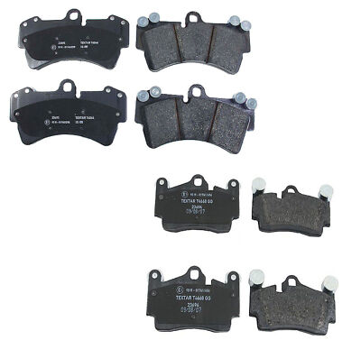 Textar Front and Rear Pad Set Brake Kit For Audi Q7 Porsche