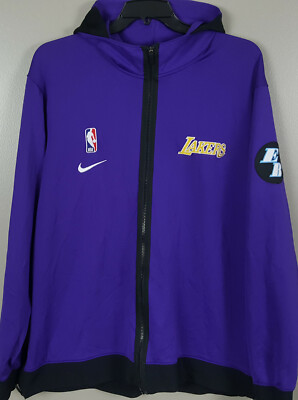 nike lakers jacket purple