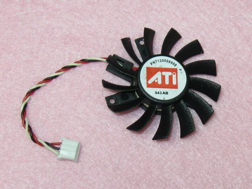 Cooler Fan For ATI Radeon X700 9800 Pro AD0512MX-RB6 45mm 3 Pin Graphics Card