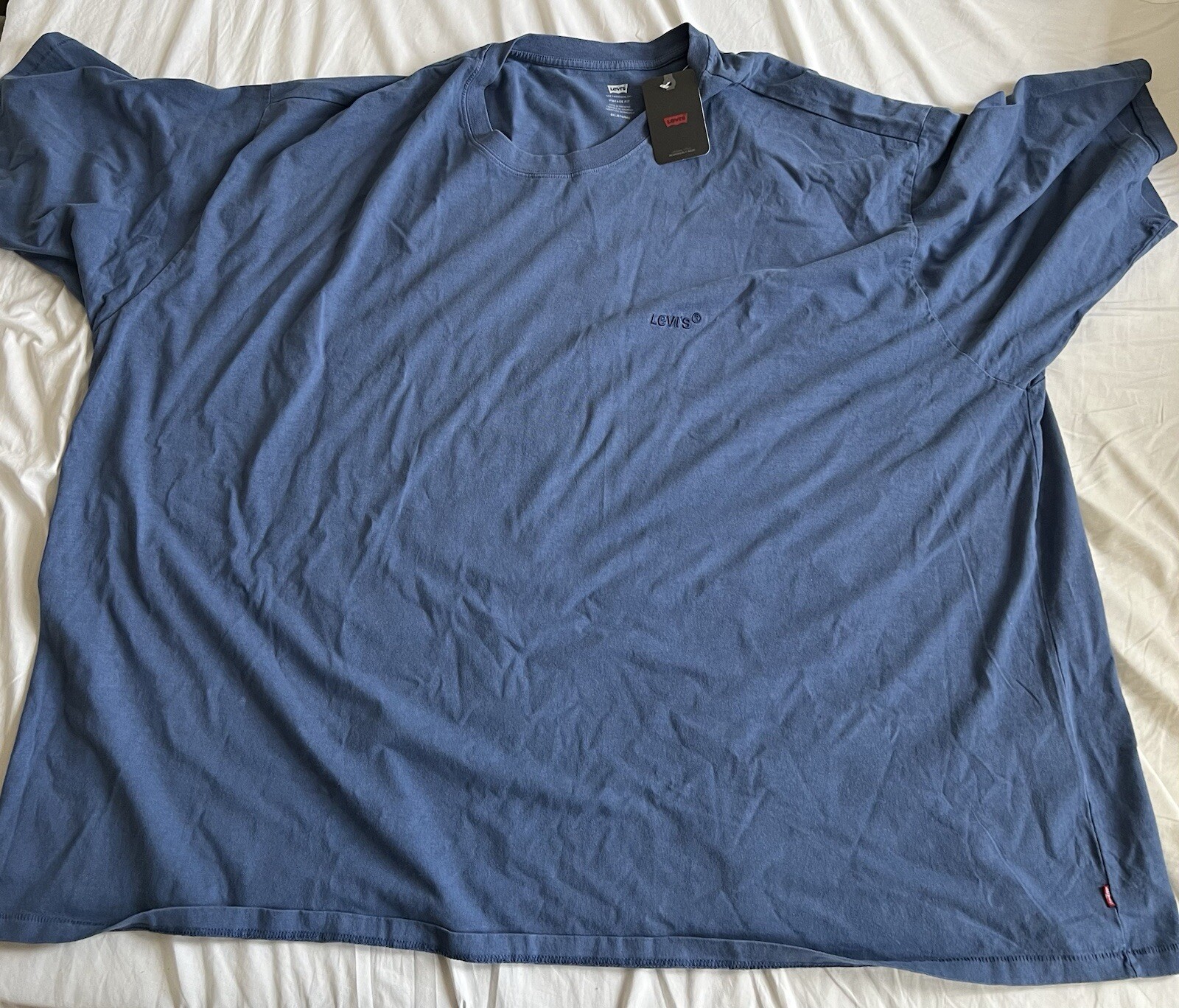 Rare sized blue Vintage Levi’s Strauss T-Shirt (RRP £40) image 2
