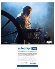 Elle Fanning "Maleficent" AUTOGRAPH Signed 'Aurora' 8x10 Photo ACOA
