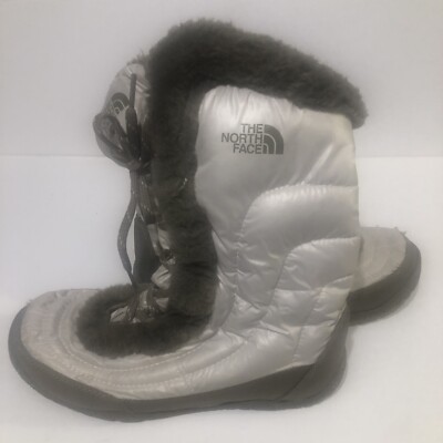 The North Face Nuptse Winter Snow Boots Goose Down Puffer Quilted Women s Sz 6