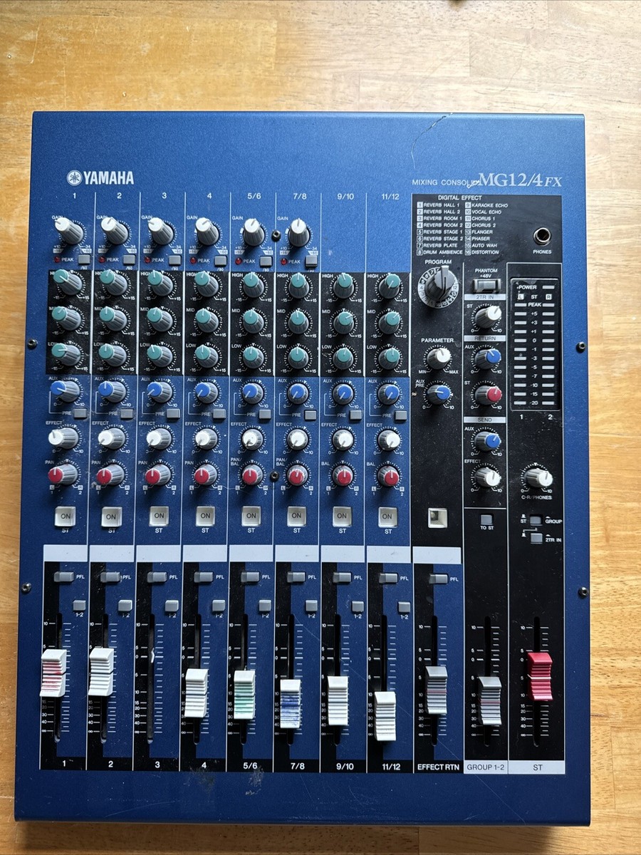 YAMAHA MG12/4FX 12-Channel MIXER for REPAIR ONLY ONE STEREO YAMAHA MG12/4FX 12-Channel MIXER for REPAIR ONLY ONE STEREO