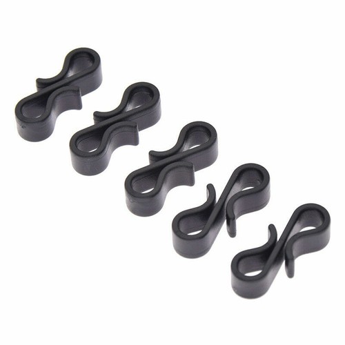 50x Plastic Gutter Hooks Clips Holiday Party Led Fairy Light Hanging Supplies - Picture 2 of 5