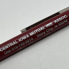 VTG Ballpoint Pen Central Iowa Mutual Insurance Assoc. Story City IA Jim Faga