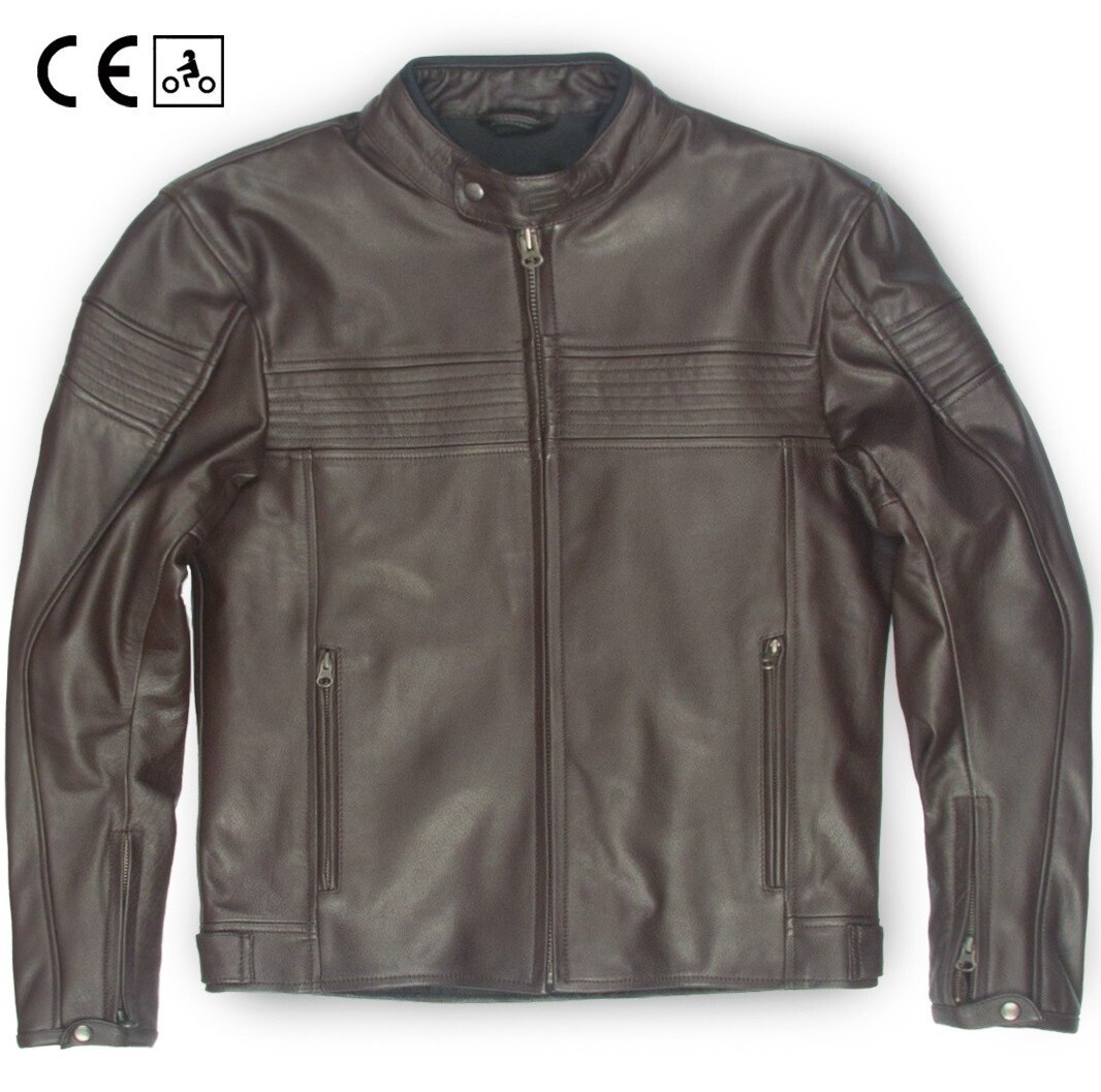 Oj Century Giacca Moto Pelle Marrone XL Acquisti Online su