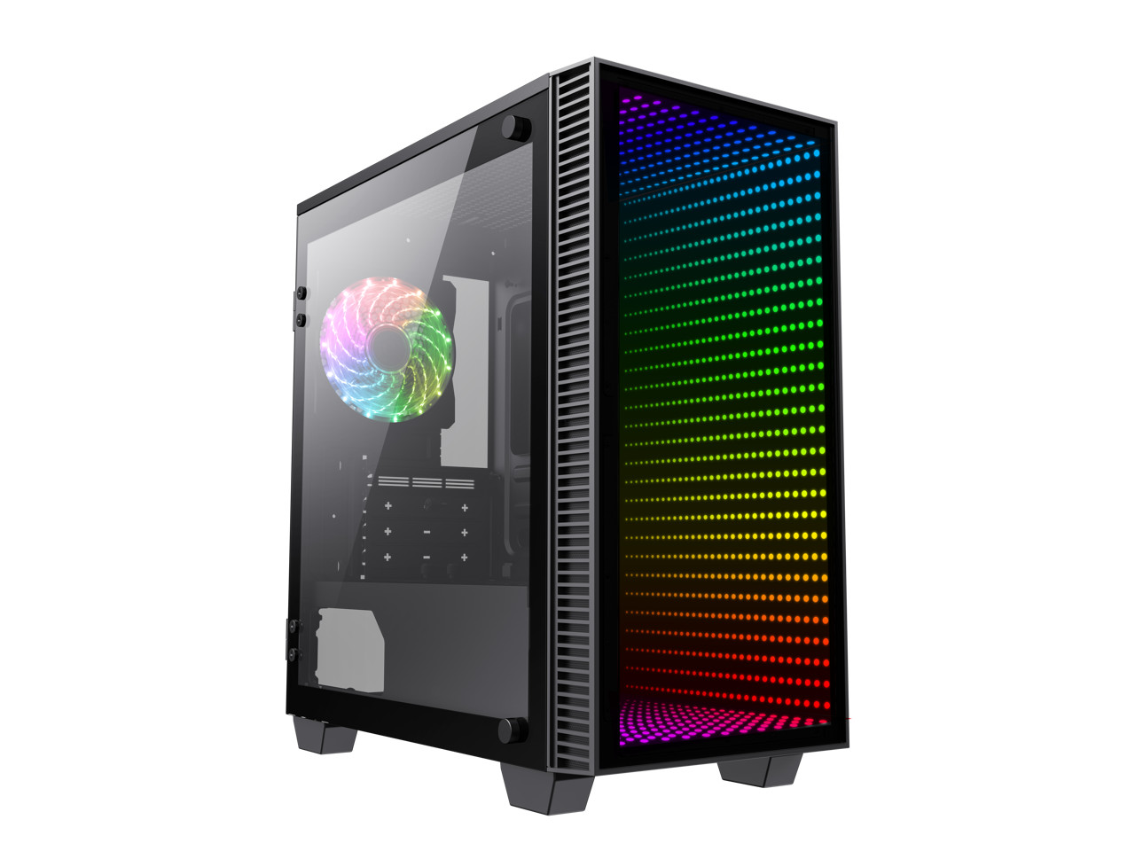 Корпус для игрового компьютера Gamemax Mini Abyss USB30 Micro ATX Tower из закаленного стекла с 1179000₽