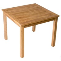 Divero Esstisch Gartentisch Balkontisch Terrassentisch Tisch Holz Teak 90X90Cm