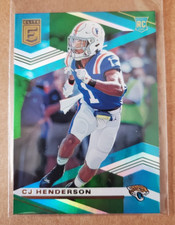 2020 Donruss Elite CJ Henderson Green Parallel SP Rookie Jacksonville Jaguars 