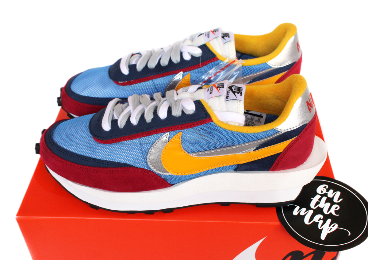 Nike x Sacai LDwaffle Daybreak Varsity Blue Red UK 9 US 10 EUR 44