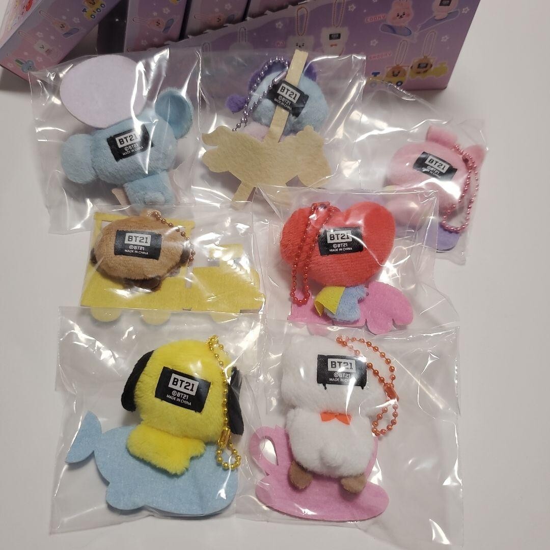 みりゅー　bts tsutayaぬいぐるみキーホルダー BT21 Plush Keychain Complete Set TSUTAYA Limited 7 types