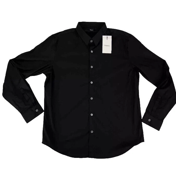 Camisas informales para hombre Theory de nailon con botones