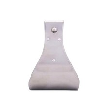 Premium 5" Wooden Wide Western Horse Saddle Steel Covered Bell Stirrups Pair Set