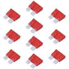 10AMP CAR STANDARD BLADE FUSE ATM RED FUSES MOTORCYCLE BIKE 10A  QTY 40