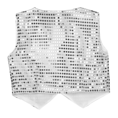 DE Unisex Kinder Glänzende Pailletten Hip Hop Jacke Langarm Glitzer Bomberjacke - Bild 77 von 79