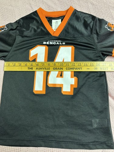 NFL Team Apparel Cincinnati Bengals Andy Dalton #14 Youth Jersey Size Large - Picture 4 of 8