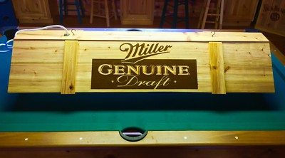 New MGD Miller Genuine Draft BIlliards Pool Table Light | eBay