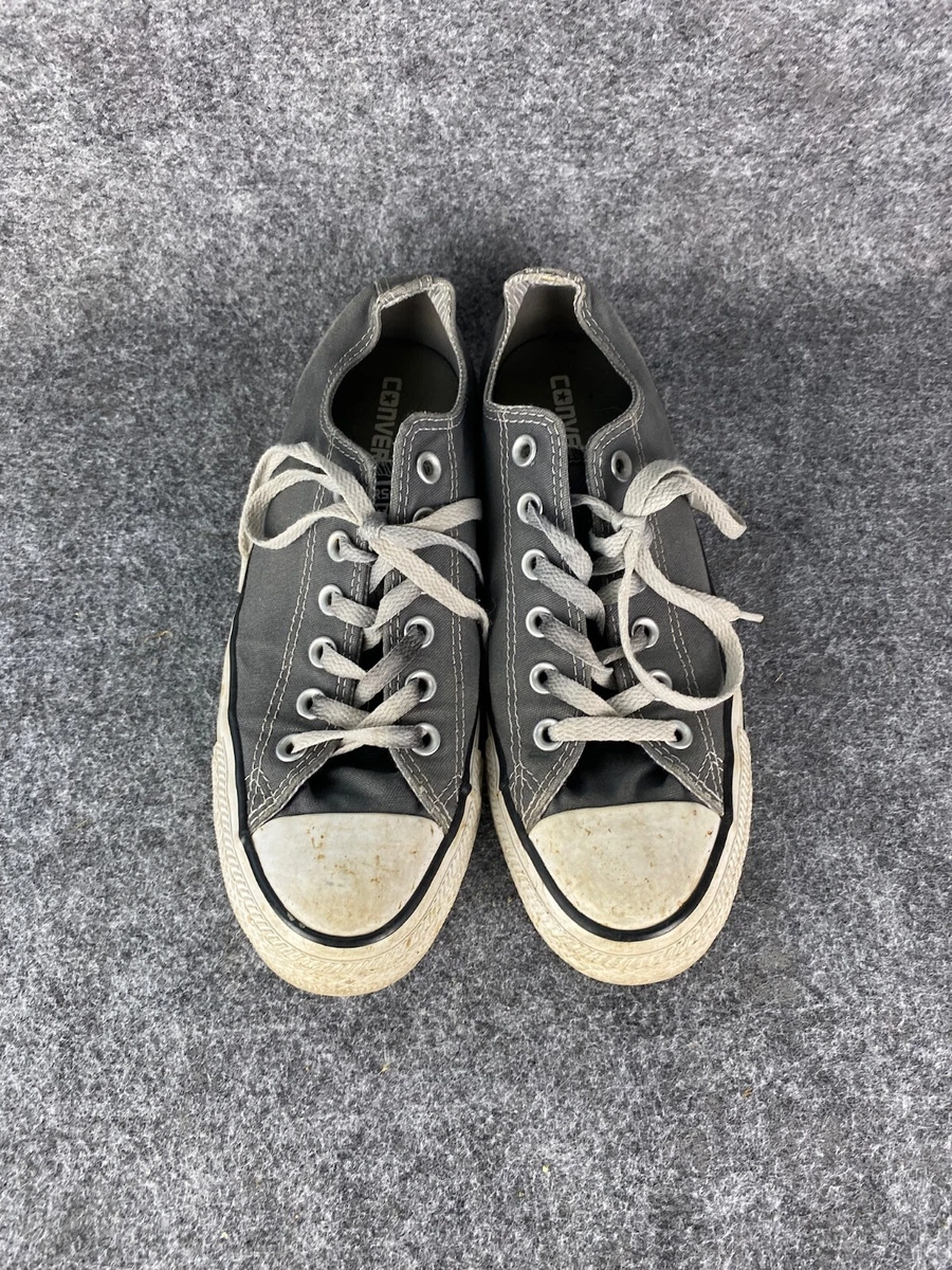 Converse All Star Chuck Taylor Shoes Women s 9 Charcoal Gray Low Top Sneakers