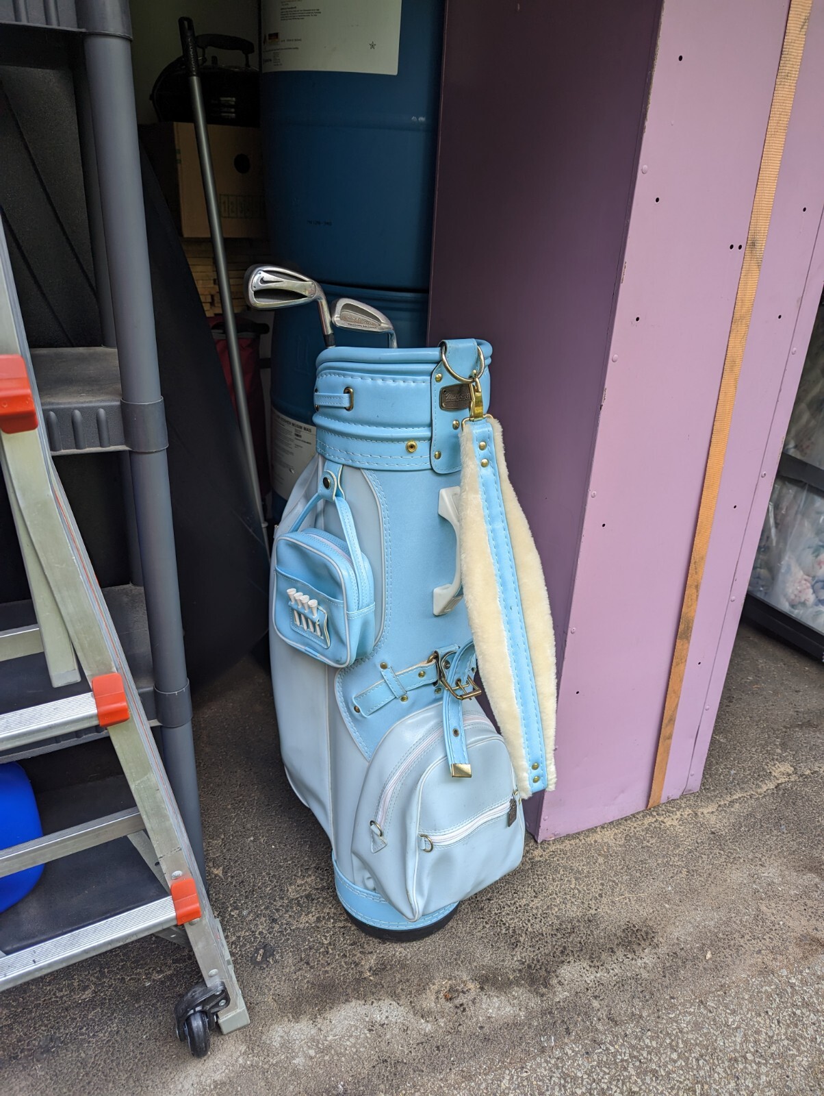 Vintage MacGregor Golf Bag Powder Blue eBay