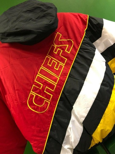 NFL Kansas City Chiefs GameDay Wendejacke Vintage Neu mit Etikett Herren Large - Bild 5 von 12