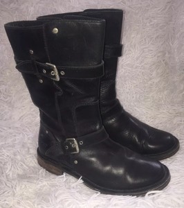 ugg niels biker boots black