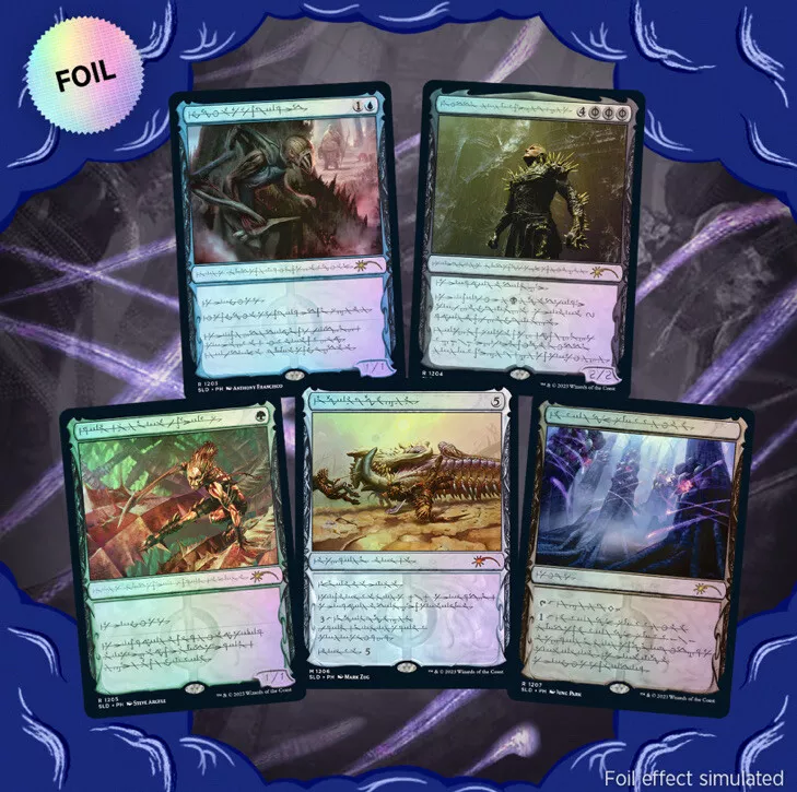 Foil】Phyrexian Faves Secret Lair4個セット - マジック：ザ