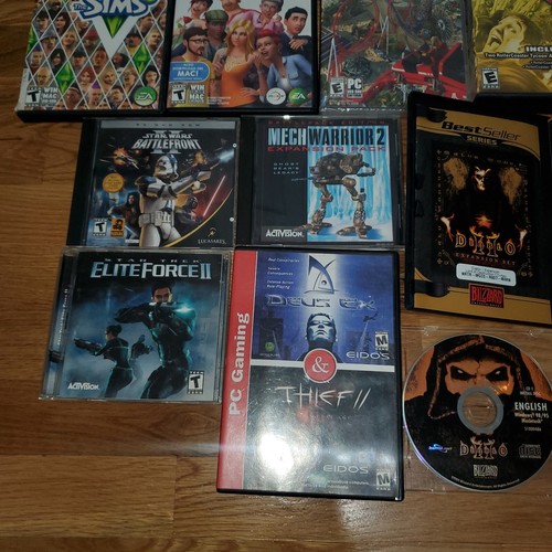 LOT 15 Of PC Computer Games- Includes Rare Steelbook And 2 Brand New! - Picture 2 of 7