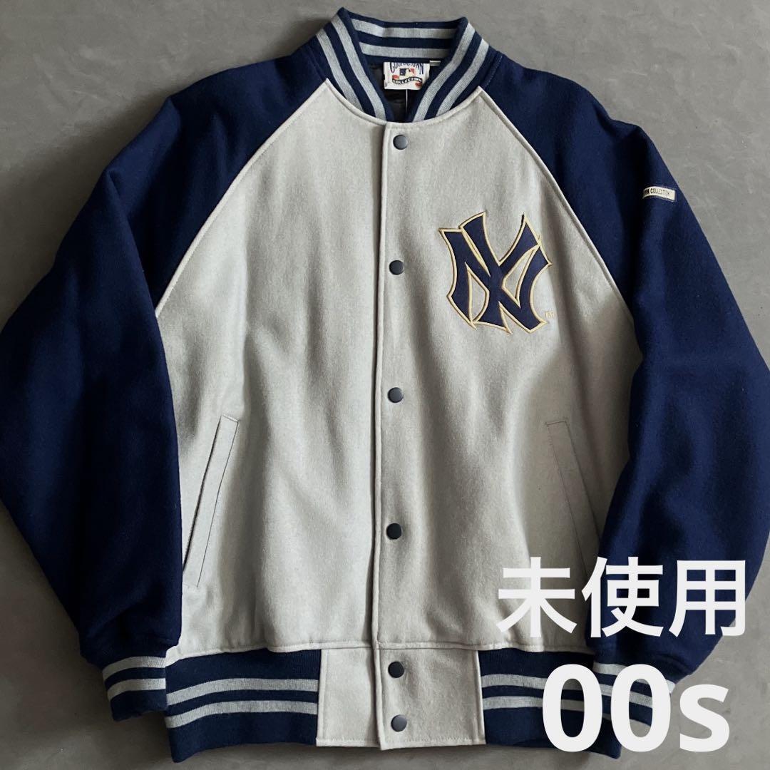 2000 Vintage Yankees Stadium Jacket Navy Gray M Rare Size 64cm 67cm