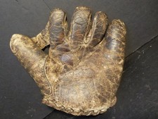 Antique Vintage Baseball Glove Victor Wright Ditson Leather Mitt Reach Antique Vintage Baseball Glove Victor Wright Ditson Leather Mitt Reach