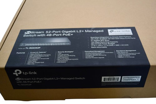 NEW TP-Link TL-SG3452P JetStream 52-Port Gigabit L2+ PoE+ Managed Switch - Picture 4 of 5
