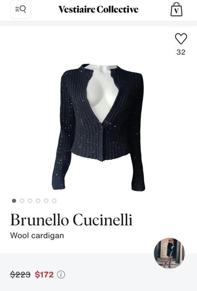 Women Brunello Cucinelli Sweater Grey Wool 36 / S