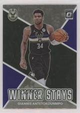 2022 Panini Donruss Optic Winner Stays Purple Prizm Giannis Antetokounmpo 05ti