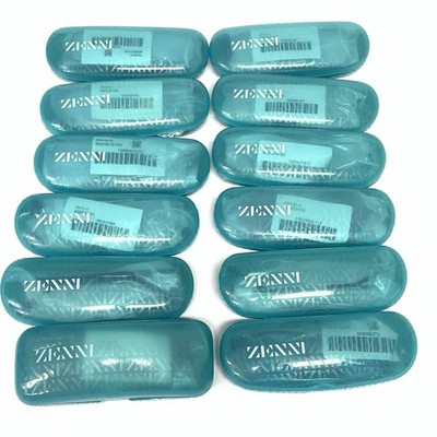 Lot Of 12 Reading Eyeglasses Womens Mens Unisex Zenni Brand New With Hard Cases