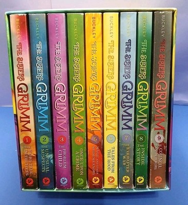 The Sisters Grimm Box Set Michael Buckley Books 1-9 NO Journal