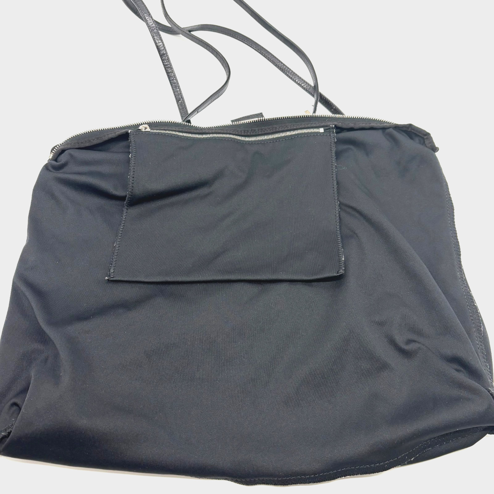 FENDI Shoulder Bag Leather Nylon  Black Authenitic From Japan thumbnail 11