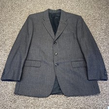 VTG Houndstooth Wool Lauren Ralph Lauren Sport Coat Blazer Men Size 46R