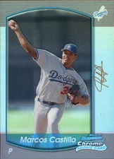 2000 Bowman Chrome Refractors #143 Marcos Castillo Rookie Card RC 