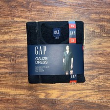 NWT GAP Black Cotton Gauze Dress