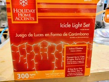 X12 Home Accents Holiday Clear Incandescent Mini Icicle Lights 6 Boxes